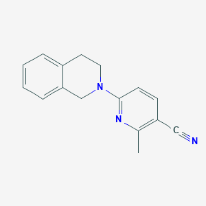 6-(3,4-Dihydroisoquinolin-2(1H)-yl)-2-methylnicotinonitrile