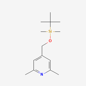 4-(((tert-Butyldimethylsilyl)oxy)methyl)-2,6-dimethylpyridine