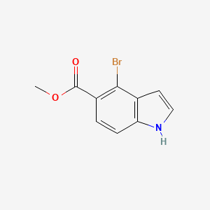 molecular formula C10H8BrNO2 B11860885 Methyl 4-bromo-1H-indole-5-carboxylate CAS No. 1956389-89-1