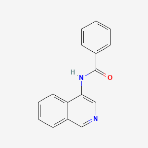 molecular formula C16H12N2O B11860951 Benzamide, N-4-isoquinolinyl- CAS No. 681448-78-2