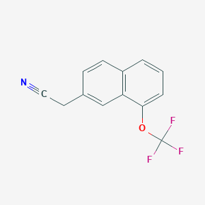 1-(Trifluoromethoxy)naphthalene-7-acetonitrile