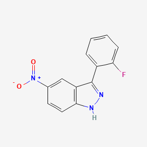 3-(2-fluorophenyl)-5-nitro-1H-indazole