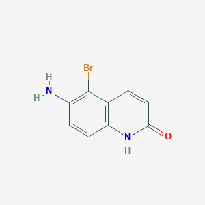 6-Amino-5-bromo-4-methylquinolin-2(1H)-one