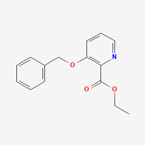 molecular formula C15H15NO3 B11861070 Ethyl 3-(benzyloxy)picolinate 