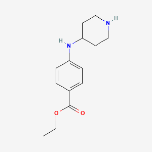 4-(Piperidin-4-ylamino)-benzoic acid ethyl ester