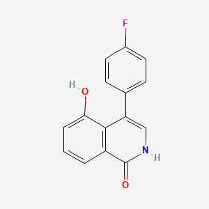 4-(4-Fluorophenyl)-5-hydroxyisoquinolin-1(2H)-one