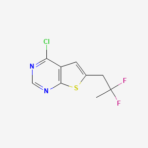 4-Chloro-6-(2,2-difluoropropyl)thieno[2,3-d]pyrimidine