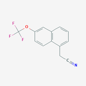 2-(Trifluoromethoxy)naphthalene-5-acetonitrile