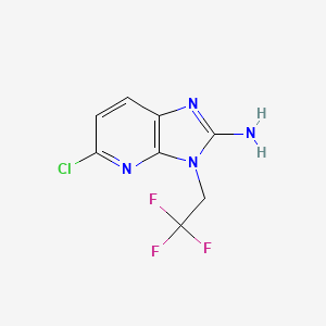 5-Chloro-3-(2,2,2-trifluoroethyl)-3H-imidazo[4,5-b]pyridin-2-amine