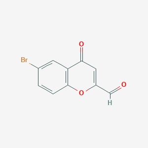 6-Bromo-4-oxo-4H-1-benzopyran-2-carbaldehyde