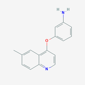 3-((6-Methylquinolin-4-yl)oxy)aniline