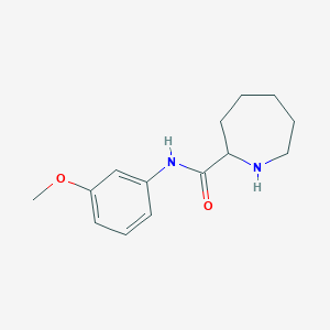 N-(3-methoxyphenyl)azepane-2-carboxamide