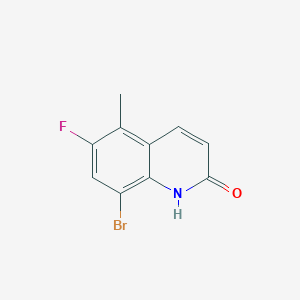 8-Bromo-6-fluoro-5-methylquinolin-2(1H)-one