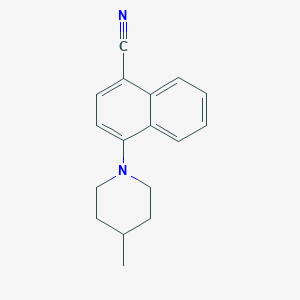 1-Naphthalenecarbonitrile, 4-(4-methyl-1-piperidinyl)-