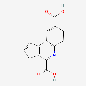 3H-Cyclopenta[c]quinoline-4,8-dicarboxylic acid