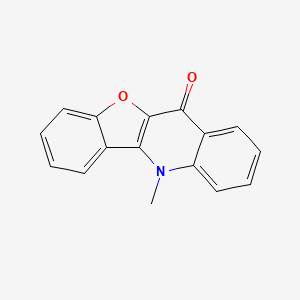 molecular formula C16H11NO2 B11861405 5-Methylbenzofuro[3,2-b]quinolin-11(5H)-one CAS No. 70176-61-3