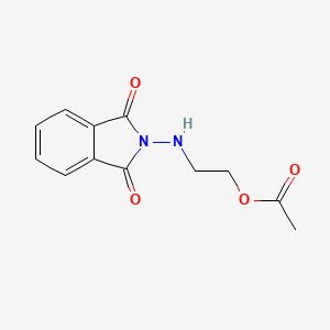 molecular formula C12H12N2O4 B11861444 2-((1,3-Dioxoisoindolin-2-yl)amino)ethyl acetate 