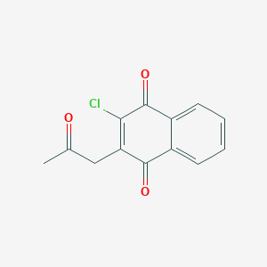 2-Chloro-3-(2-oxopropyl)naphthalene-1,4-dione