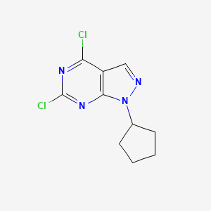 4,6-Dichloro-1-cyclopentyl-1H-pyrazolo[3,4-d]pyrimidine