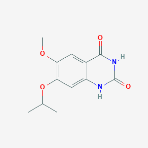 6-Methoxy-7-[(propan-2-yl)oxy]quinazoline-2,4(1H,3H)-dione