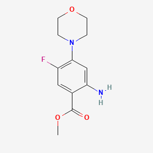 Methyl 2-amino-5-fluoro-4-morpholinobenzoate