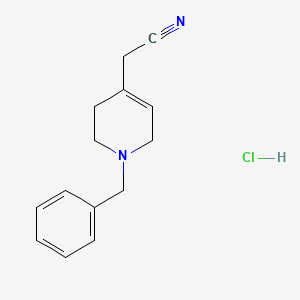 2-(1-Benzyl-1,2,3,6-tetrahydropyridin-4-yl)acetonitrile hydrochloride