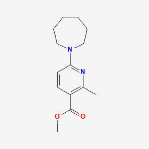 Methyl 6-(azepan-1-yl)-2-methylnicotinate