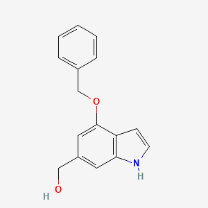 (4-(benzyloxy)-1H-indol-6-yl)methanol