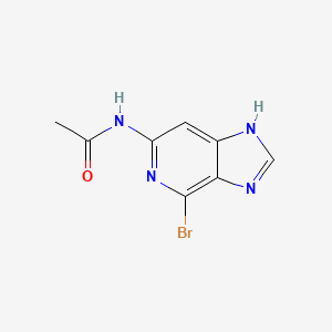 N-(4-bromo-1H-imidazo[4,5-c]pyridin-6-yl)acetamide