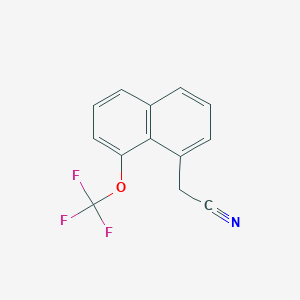 1-(Trifluoromethoxy)naphthalene-8-acetonitrile