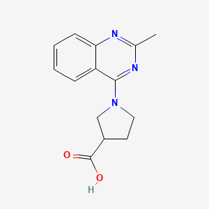 1-(2-Methylquinazolin-4-yl)pyrrolidine-3-carboxylic acid