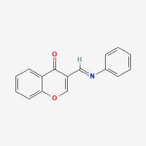 3-((Phenylimino)methyl)-4H-chromen-4-one