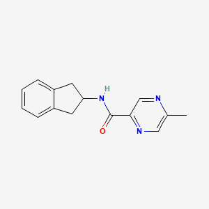 N-(2,3-dihydro-1H-inden-2-yl)-5-methylpyrazine-2-carboxamide