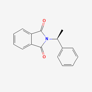 molecular formula C16H13NO2 B11861867 (S)-2-(1-phenylethyl)isoindoline-1,3-dione 