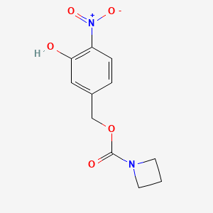 3-Hydroxy-4-nitrobenzyl azetidine-1-carboxylate