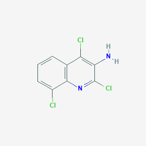 2,4,8-Trichloroquinolin-3-amine