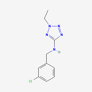 molecular formula C10H12ClN5 B1186200 N-(3-chlorobenzyl)-2-ethyl-2H-tetrazol-5-amine 