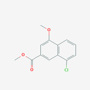 8-Chloro-4-methoxy-2-naphthalenecarboxylic acid methyl ester