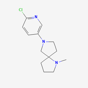 7-(6-Chloropyridin-3-yl)-1-methyl-1,7-diazaspiro[4.4]nonane