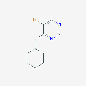 5-Bromo-4-(cyclohexylmethyl)pyrimidine