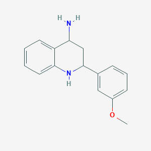 2-(3-Methoxyphenyl)-1,2,3,4-tetrahydroquinolin-4-amine