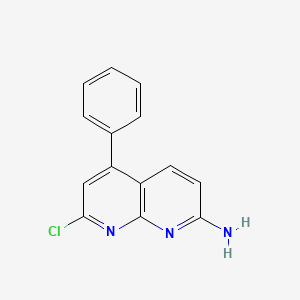 7-Chloro-5-phenyl-1,8-naphthyridin-2-amine