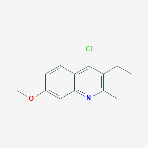 4-Chloro-3-isopropyl-7-methoxy-2-methylquinoline