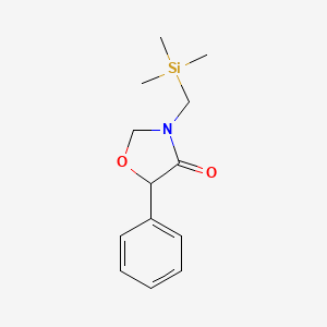 5-Phenyl-3-((trimethylsilyl)methyl)oxazolidin-4-one