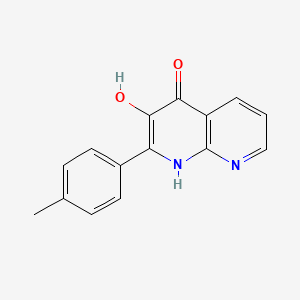 3-Hydroxy-2-(4-methylphenyl)-1,8-naphthyridin-4(1H)-one