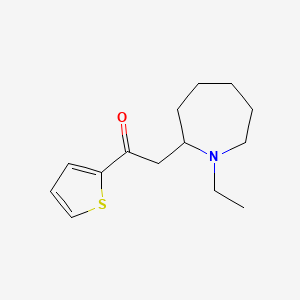 2-(1-Ethylazepan-2-yl)-1-(thiophen-2-yl)ethanone