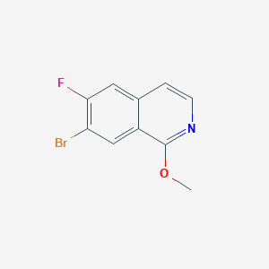 7-Bromo-6-fluoro-1-methoxyisoquinoline