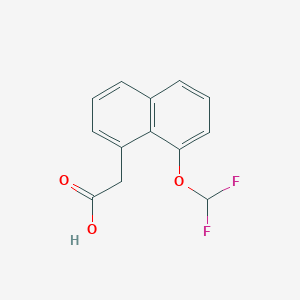 1-(Difluoromethoxy)naphthalene-8-acetic acid