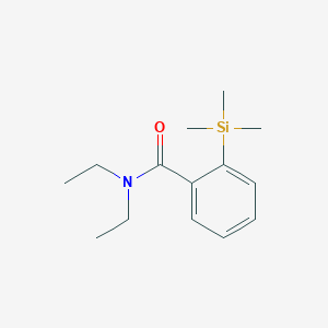 molecular formula C14H23NOSi B11862614 n,n-Diethyl-2-(trimethylsilyl)benzamide CAS No. 62924-92-9