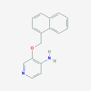 4-Pyridinamine, 3-(1-naphthalenylmethoxy)-